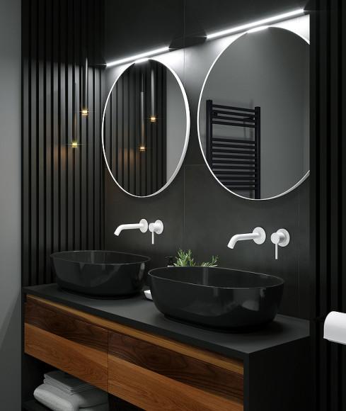 Смеситель для раковины Timo Saona 2372/16SM Белый матовый