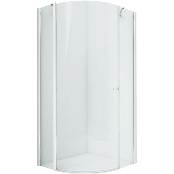 Душевой уголок New Trendy New Soleo Chrome 80х80 K-0415 профиль Хром стекло прозрачное