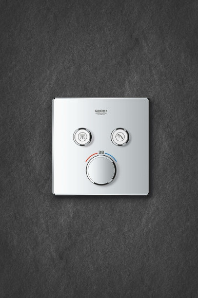 Смеситель для душа Grohe Grohtherm SmartControl 29124000 с термостатом Хром Смеситель для душа Grohe Grohtherm SmartControl 29124000 с термостатом Хром