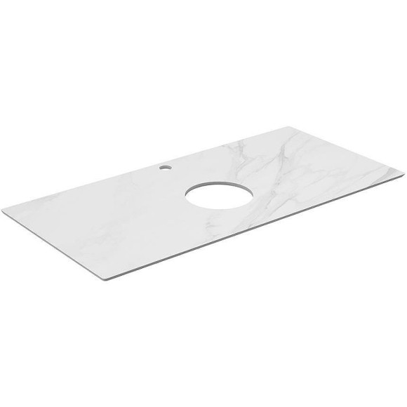 Столешница под раковину Kerama Marazzi Plaza Classic Neo Монте тиберио 100 PL1.SG507120R\100 Белый мрамор Столешница под раковину Kerama Marazzi Plaza Classic Neo Монте тиберио 100 PL1.SG507120R\100 Белый мрамор