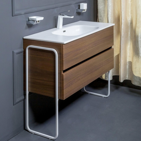 Тумба под раковину Boheme Armadi Art Vallessi 100 837-100-D подвесная Dark Oak