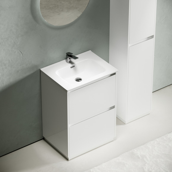 Тумба под раковину Sancos Libra Floor 60 LB60FW Белый глянец Тумба под раковину Sancos Libra Floor 60 LB60FW Белый глянец