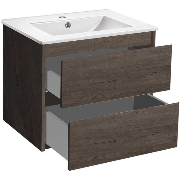 Тумба под раковину Vincea Gio 60 VMC-2G600RO подвесная R.Oak Тумба под раковину Vincea Gio 60 VMC-2G600RO подвесная R.Oak