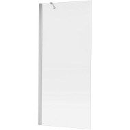 Душевая перегородка New Trendy New Soleo Chrome 80 K-0458 профиль Хром стекло прозрачное