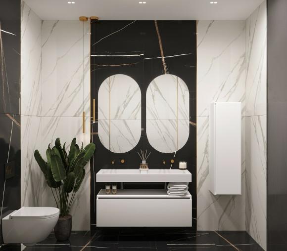 Раковина Boheme Armadi Art Flat 120 888-120 двойная Белая матовая