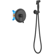 Гигиенический душ со смесителем Aquatek Классик AQ1519MB Черный матовый