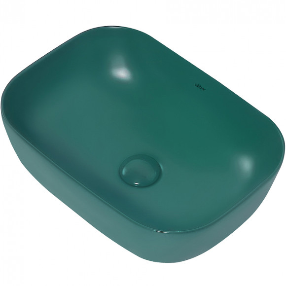 Раковина-чаша Abber Rechteck 46 AC2200MBG Темно-зеленая матовая Раковина-чаша Abber Rechteck 46 AC2200MBG Темно-зеленая матовая