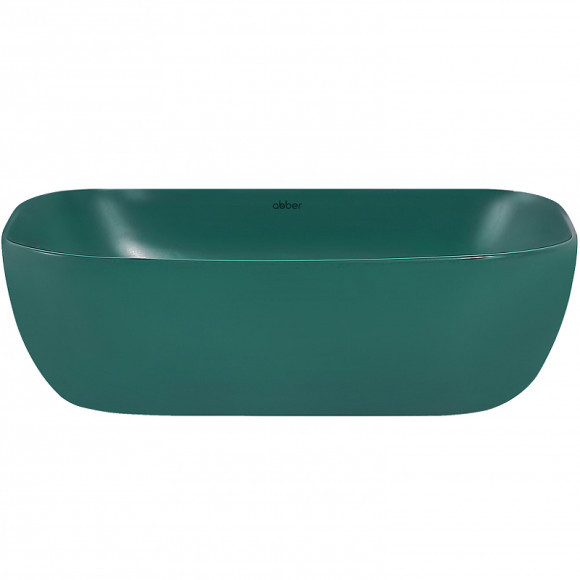Раковина-чаша Abber Rechteck 46 AC2200MBG Темно-зеленая матовая Раковина-чаша Abber Rechteck 46 AC2200MBG Темно-зеленая матовая