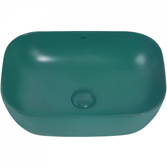 Раковина-чаша Abber Rechteck 46 AC2200MBG Темно-зеленая матовая Раковина-чаша Abber Rechteck 46 AC2200MBG Темно-зеленая матовая