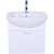 Тумба с раковиной Orange Лайт 50 LRA-50TUW+RA подвесная Белый глянец