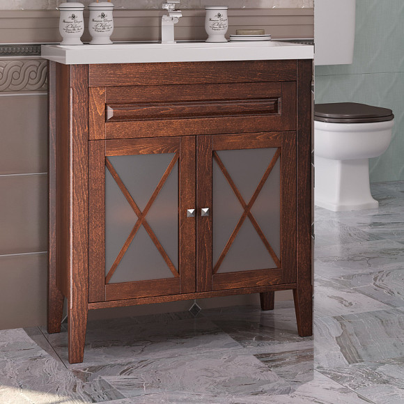 Тумба под раковину Opadiris Палермо 80 00-00002354 Светлый орех