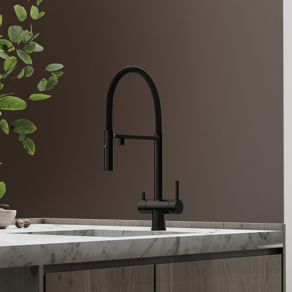 Смеситель для кухни Sancos Imola SC4010MB Черный матовый