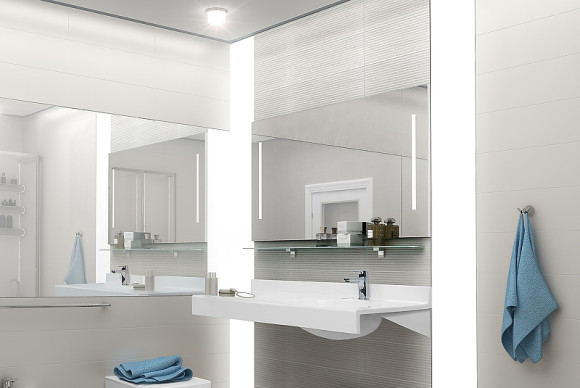 Зеркало Aquaton Отель 100 1A107402OT010 с подсветкой с функцией антипар