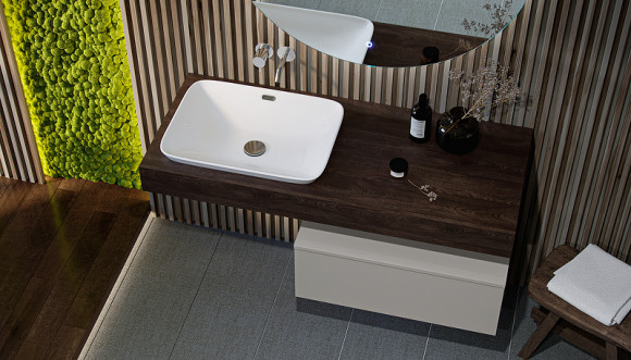 Столешница под раковину Velvex Unique Unit 140 st.UNI.140-67 Дуб французский Столешница под раковину Velvex Unique Unit 140 st.UNI.140-67 Дуб французский