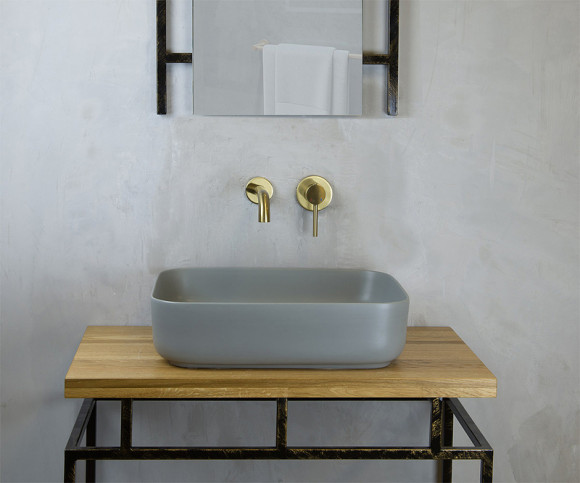 Раковина-чаша Bronze de Luxe Scandi 50 6127-GM Серая матовая