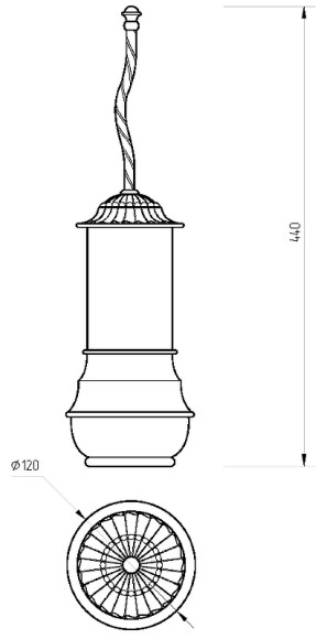 Ершик для унитаза Migliore Edera 16890 Бронза