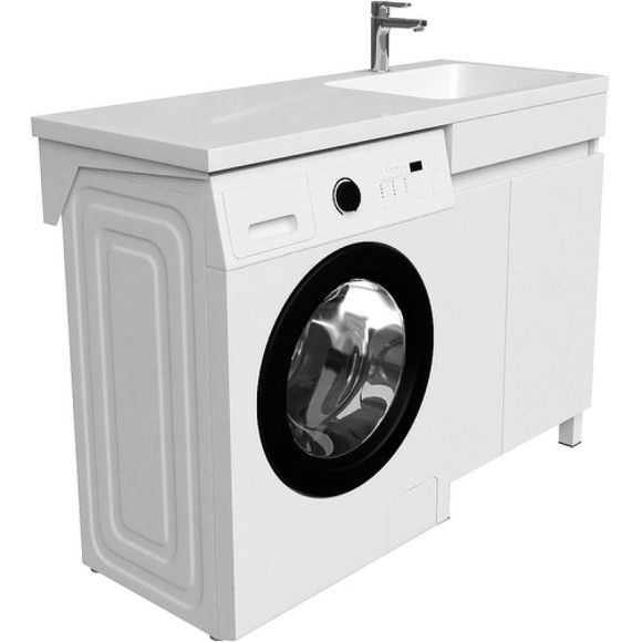 Тумба с раковиной Iddis Optima Home 120 R OPH12RDi95K Белый