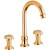 Смеситель для раковины Cezares Olimp OLIMP-BLS2-A-03/24-Sw Золото 24 карат