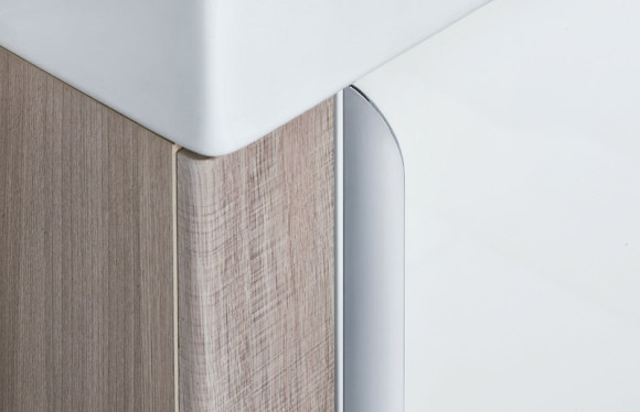 Тумба под раковину Aquaton Вита 45 1A221401VTD70 подвесная Белая Ясень шимо