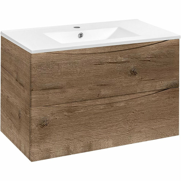 Тумба под раковину Vincea Mia 90 VMC-2MC900VO подвесная V.Oak