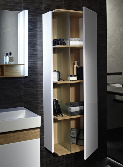 Шкаф пенал Jacob Delafon Terrace 50 R EB1179D-G1C подвесной Белый глянцевый