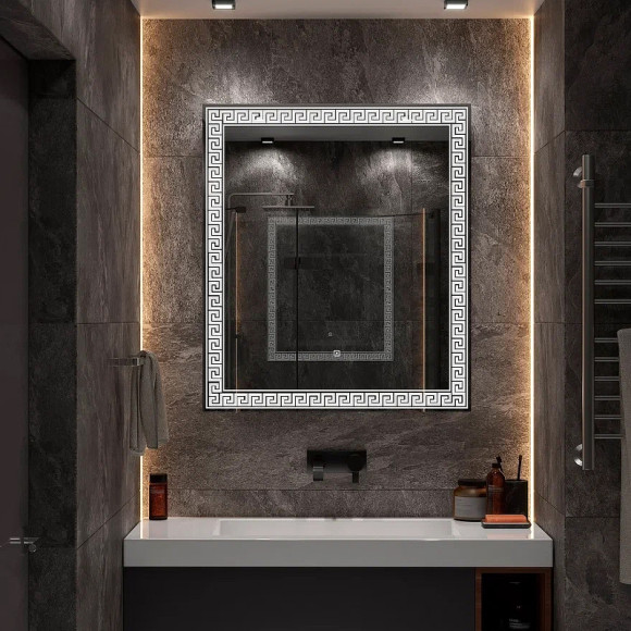 Зеркало Континент Apollo 800х900 ЗЛП1033 с подсветкой с сенсорным выключателем Зеркало Континент Apollo 800х900 ЗЛП1033 с подсветкой с сенсорным выключателем