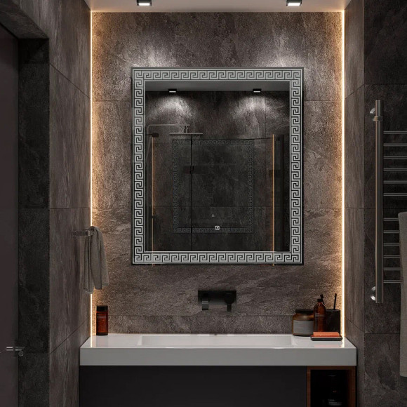 Зеркало Континент Apollo 800х900 ЗЛП1033 с подсветкой с сенсорным выключателем Зеркало Континент Apollo 800х900 ЗЛП1033 с подсветкой с сенсорным выключателем