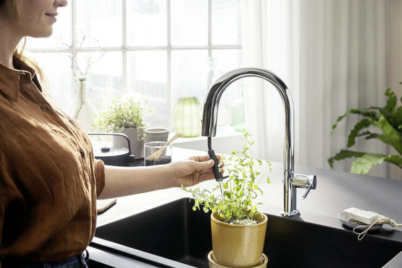 Смеситель для кухни Hansgrohe Aqittura M91 76803000 Хром