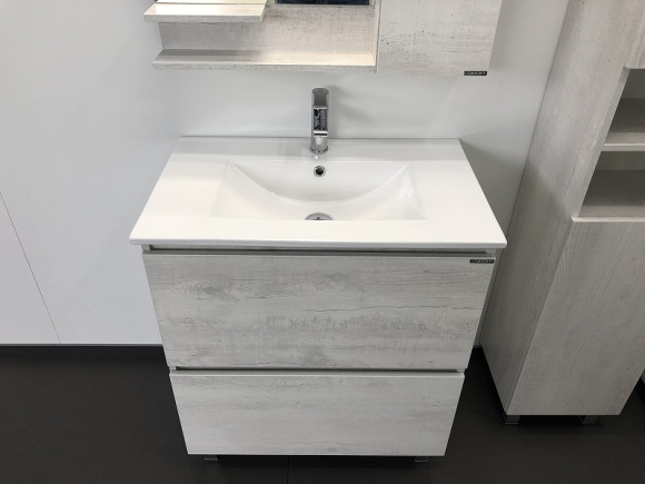 Тумба с раковиной Comforty Верона 75 00004137102 Дуб белый