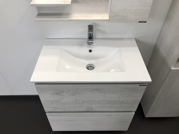 Тумба с раковиной Comforty Верона 75 00004137102 Дуб белый