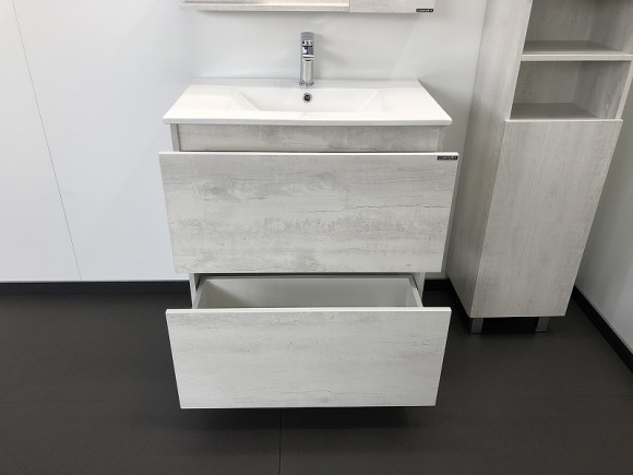 Тумба с раковиной Comforty Верона 75 00004137102 Дуб белый