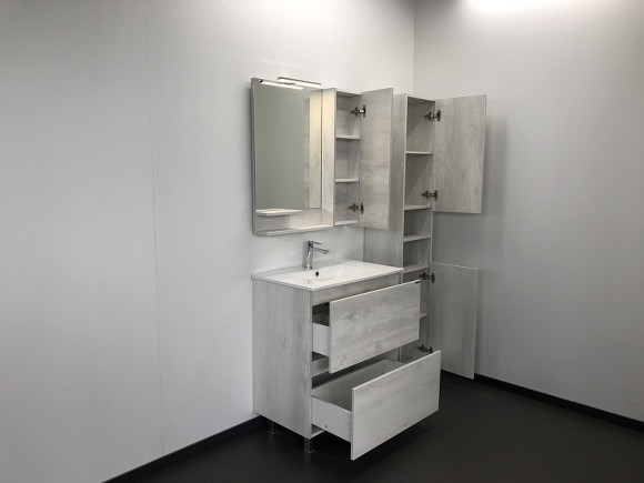 Тумба с раковиной Comforty Верона 75 00004137102 Дуб белый