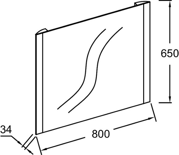 Зеркало Jacob Delafon Replique 80 EB1472-NF с подсветкой с инфракрасным выключателем с функцией антипар Зеркало Jacob Delafon Replique 80 EB1472-NF с подсветкой с инфракрасным выключателем с функцией антипар