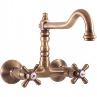Смеситель для раковины Rav Slezak Morava retro MK102.5/28SM Бронза