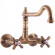 Смеситель для раковины Rav Slezak Morava retro MK102.5/28SM Бронза