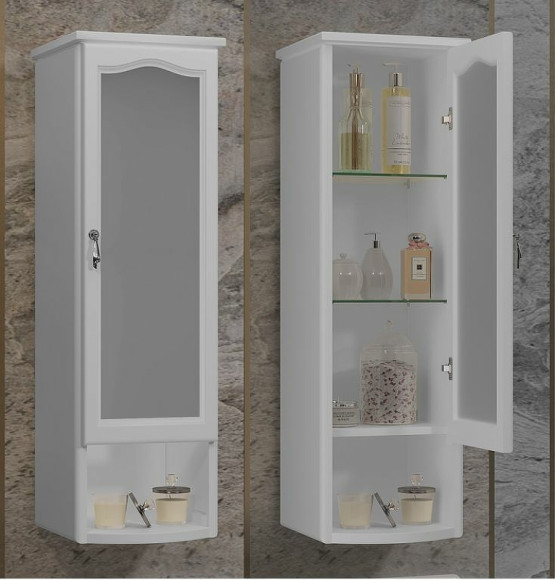 Подвесной шкаф Opadiris Риспекто 30 R 00-00006082 Белый матовый Подвесной шкаф Opadiris Риспекто 30 R 00-00006082 Белый матовый