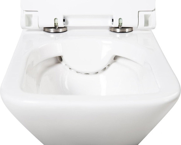 Унитаз BelBagno Romano BB248CHR-SM подвесной без сиденья Унитаз BelBagno Romano BB248CHR-SM подвесной без сиденья