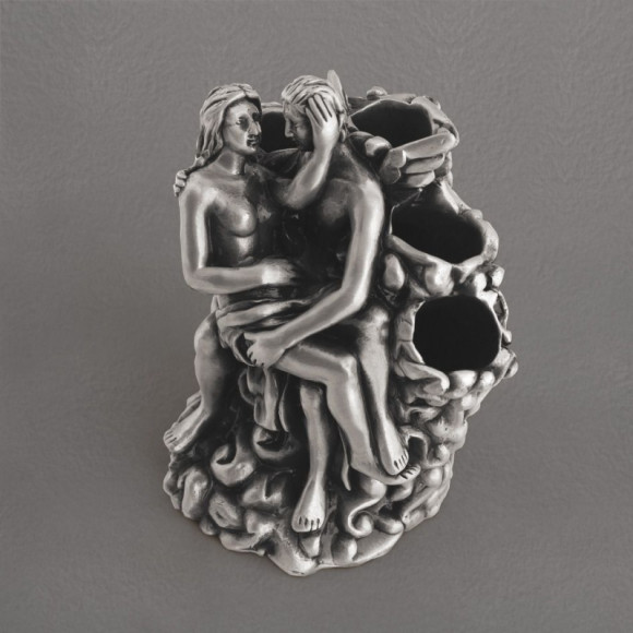 Держатель для зубных щеток Art&Max Romantic AM-B-0081B-T Серебро