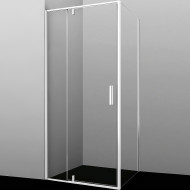 Душевой уголок WasserKRAFT Neime 90x100 19P18 профиль Белый матовый стекло прозрачное Душевой уголок WasserKRAFT Neime 90x100 19P18 профиль Белый матовый стекло прозрачное