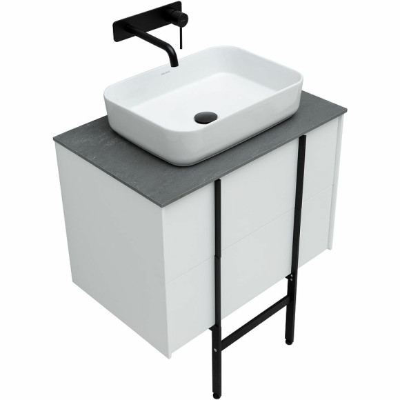 Тумба под раковину Allen Brau Reality 70 1.32004.WM подвесная Белая матовая Тумба под раковину Allen Brau Reality 70 1.32004.WM подвесная Белая матовая