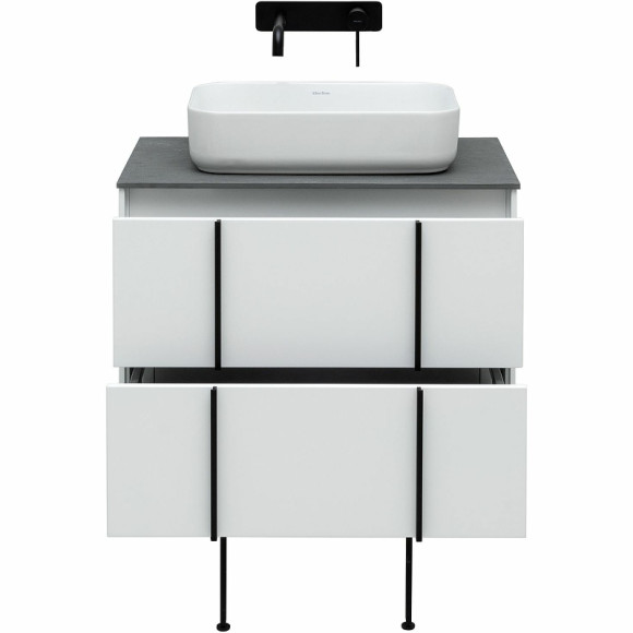 Тумба под раковину Allen Brau Reality 70 1.32004.WM подвесная Белая матовая Тумба под раковину Allen Brau Reality 70 1.32004.WM подвесная Белая матовая