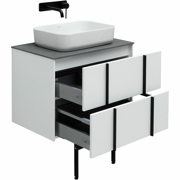 Тумба под раковину Allen Brau Reality 70 1.32004.WM подвесная Белая матовая Тумба под раковину Allen Brau Reality 70 1.32004.WM подвесная Белая матовая