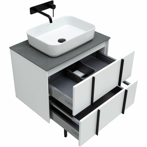 Тумба под раковину Allen Brau Reality 70 1.32004.WM подвесная Белая матовая Тумба под раковину Allen Brau Reality 70 1.32004.WM подвесная Белая матовая