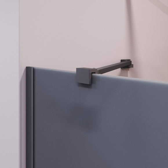 Шторка на ванну RGW Screens SC-150B 80х150 351115008-34 профиль Черный стекло тонированное