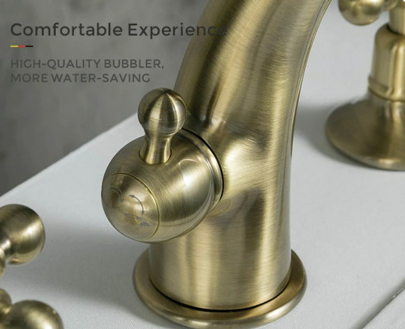 Смеситель на борт ванны Gappo G89-4 G1189-4 Бронза Смеситель на борт ванны Gappo G89-4 G1189-4 Бронза