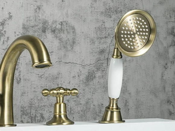 Смеситель на борт ванны Gappo G89-4 G1189-4 Бронза Смеситель на борт ванны Gappo G89-4 G1189-4 Бронза