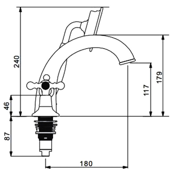 Смеситель на борт ванны Gappo G89-4 G1189-4 Бронза Смеситель на борт ванны Gappo G89-4 G1189-4 Бронза
