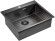 Кухонная мойка Paulmark Kroner 59 PM215951-GM Вороненая сталь Кухонная мойка Paulmark Kroner 59 PM215951-GM Вороненая сталь