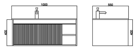 Тумба с раковиной Orans BC-1137 100 11371000 подвесная Matt deep ocean Тумба с раковиной Orans BC-1137 100 11371000 подвесная Matt deep ocean