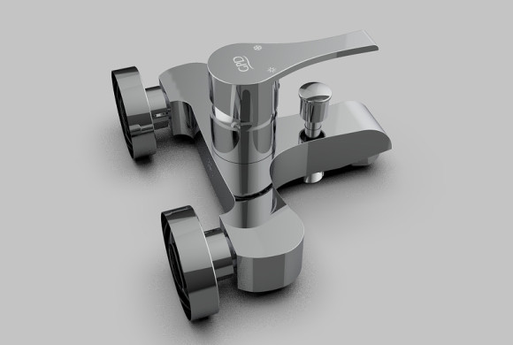 Смеситель для ванны GPD Atros MBB65 Хром